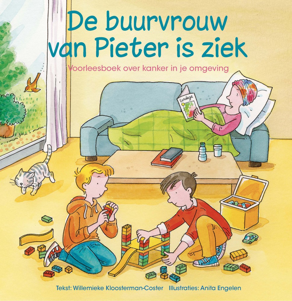 De buurvrouw van Pieter is ziek